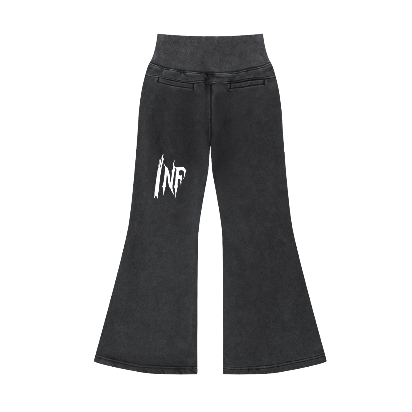 Vintage Washed Flared Fleece Pants