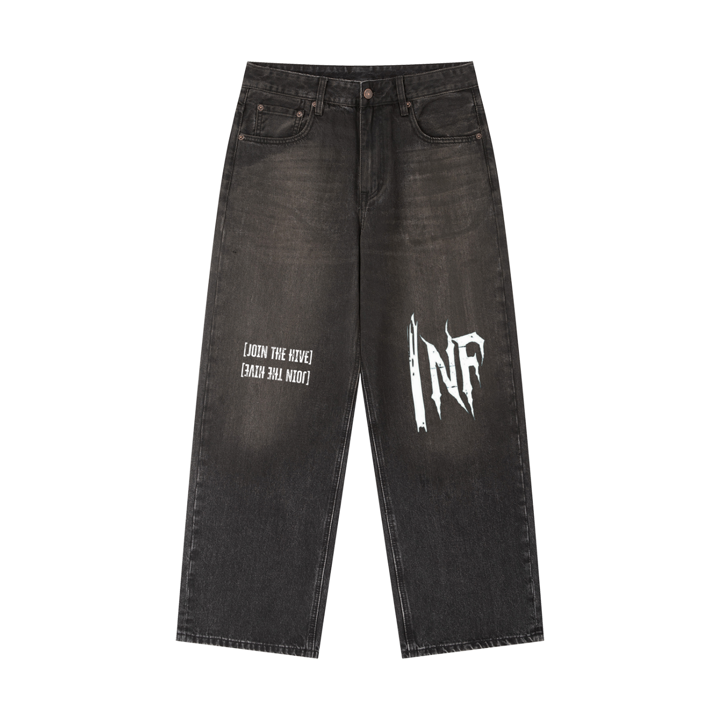 Vintage Wash Heavyweight Denim Jeans